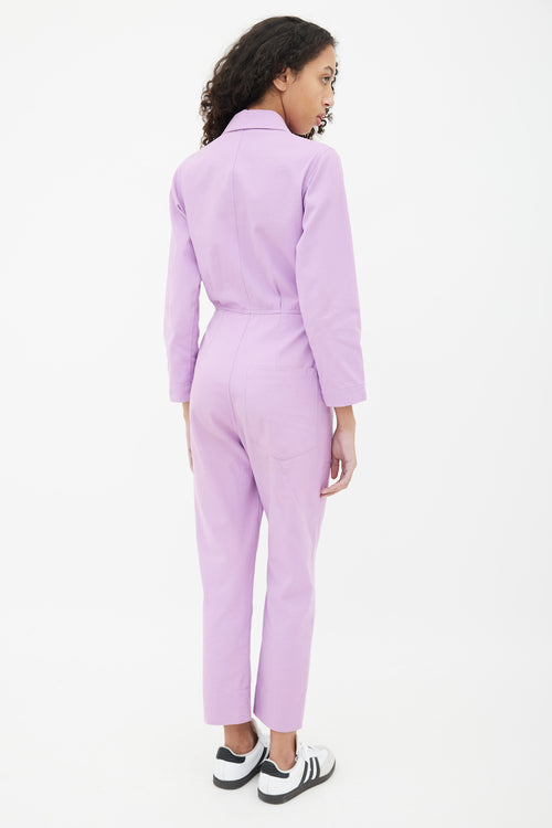 Horses Atelier Purple Utility Jumpsuit