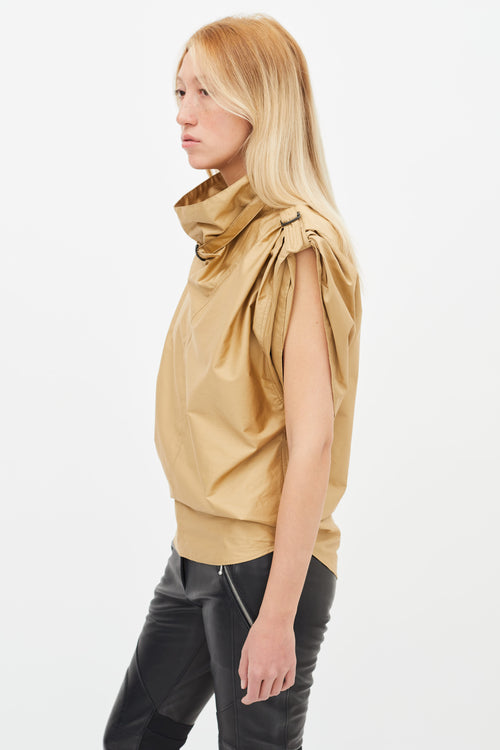 Isabel Marant Beige Sleeveless Tarlame Top