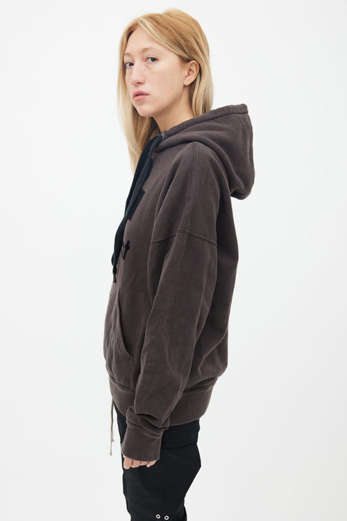 Isabel Marant Étoile Faded Black Mansel Oversized Hoodie