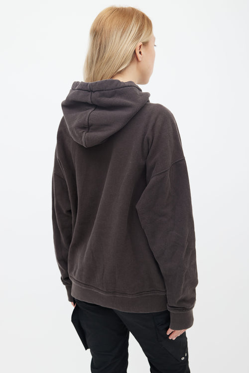 Isabel Marant Étoile Faded Black Mansel Oversized Hoodie