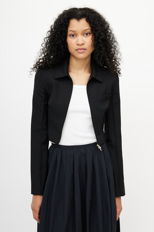 SS 2022 Black Le Splash Cropped Jacket