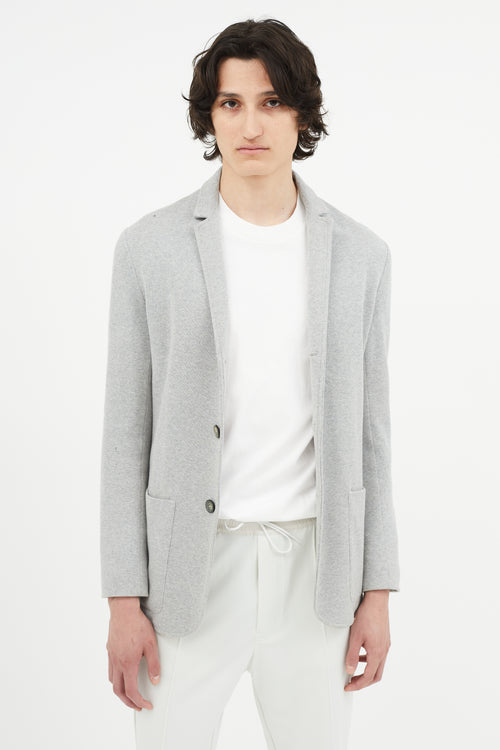 Jil Sander Grey Jersey Blazer