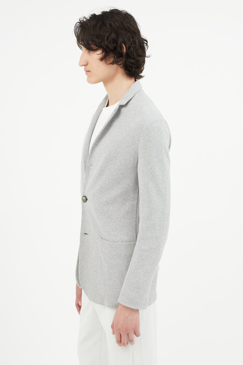 Jil Sander Grey Jersey Blazer