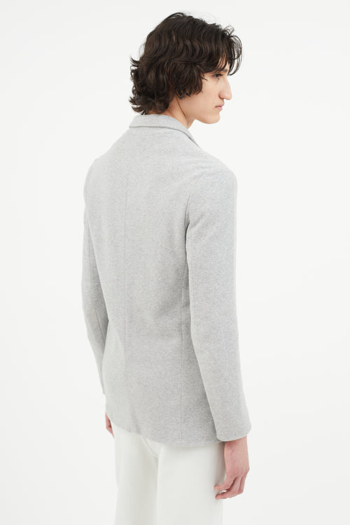 Jil Sander Grey Jersey Blazer