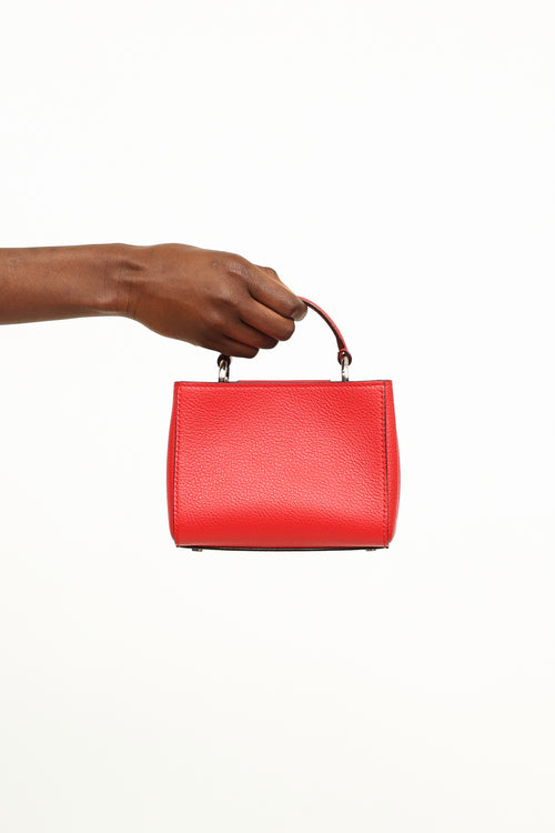 Jimmy Choo Red Mini Varenne Bag