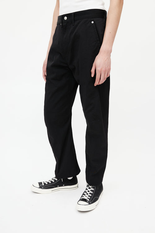 Junya Watanabe X Levi
s Black Nylon Straight Leg Pant