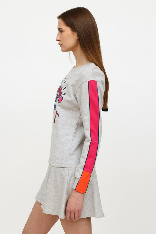 Kenzo Kids Grey Sweater Dress