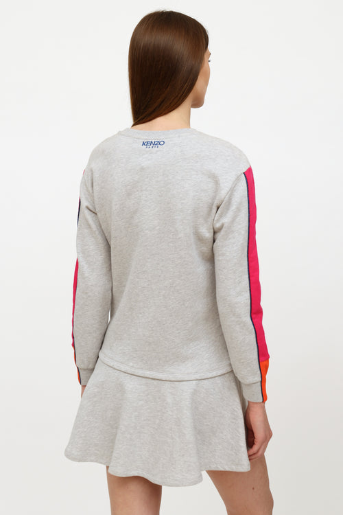 Kenzo Kids Grey Sweater Dress