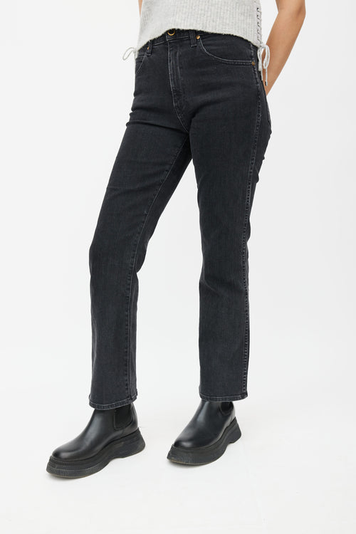 Khaite Washed Black Vivian Jeans