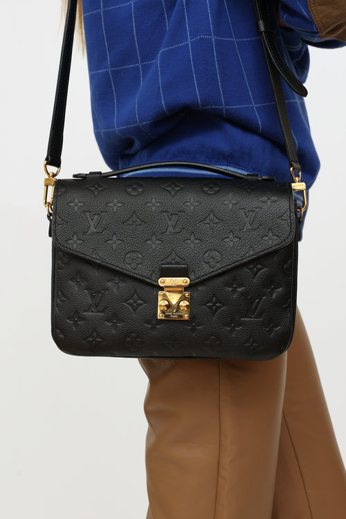 Louis Vuitton Black Empriente Pochette Metis Bag