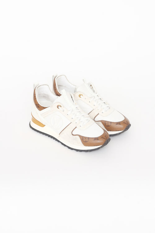 Louis Vuitton Suede Reverse Monogram Run Away Sneakers