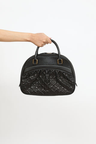 Louis Vuitton 2005 Black Monogram Mizi Vienna Bag