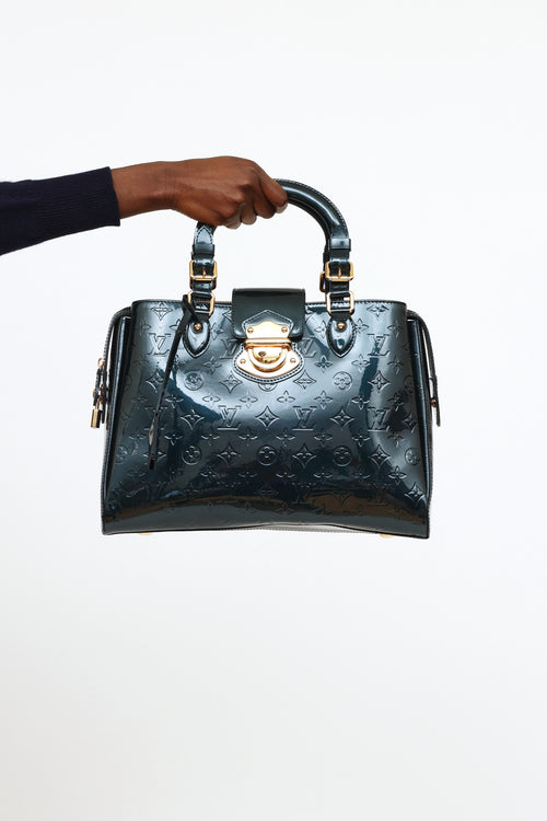 LV Bleu Nuit Vernis Melrose Avenue Bag