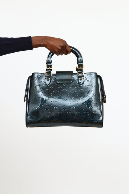 LV Bleu Nuit Vernis Melrose Avenue Bag