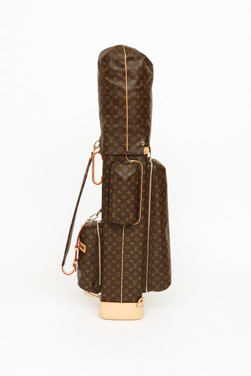 Louis Vuitton Brown Monogram Golf Bag