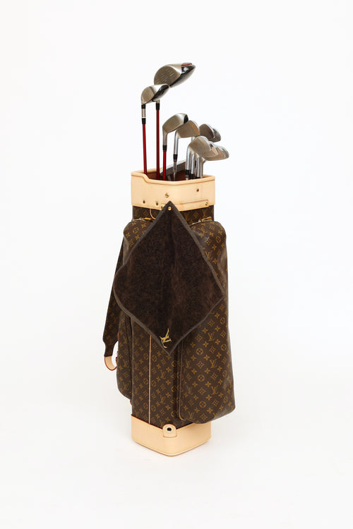 Louis Vuitton Brown Monogram Golf Bag