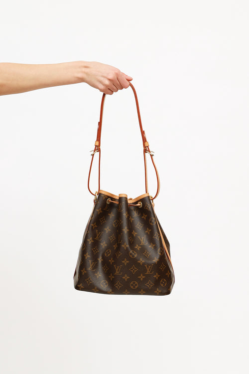 Louis Vuitton Monogram Brown Petit Noé Bag