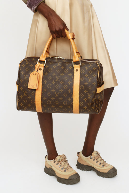 Louis Vuitton Brown Monogram Carryall Bag