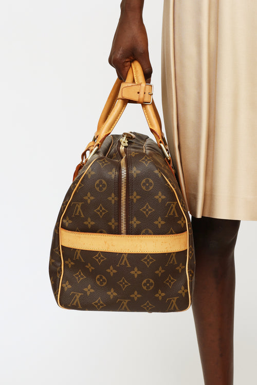 Louis Vuitton Brown Monogram Carryall Bag