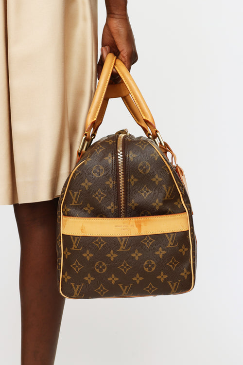 Louis Vuitton Brown Monogram Carryall Bag