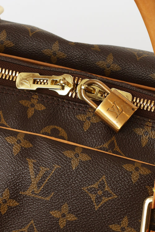 Louis Vuitton Brown Monogram Carryall Bag