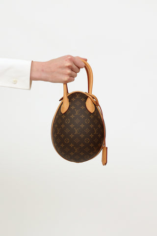 Louis Vuitton 2019 Brown 
Black Monogram Egg Bag