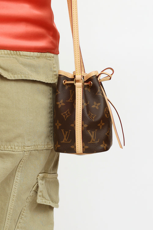 Louis Vuitton Brown Monogram Nano Noé Bag