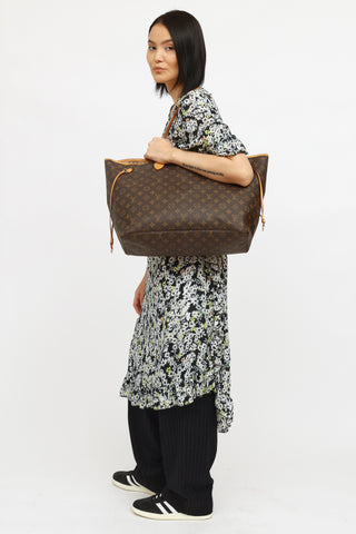 Louis Vuitton Brown Monogram Neverfull GM Tote Bag