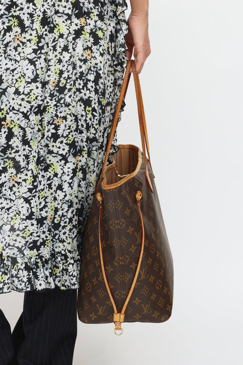 Louis Vuitton Brown Monogram Neverfull GM Tote Bag