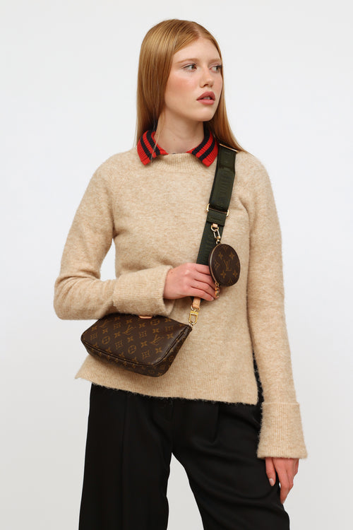 Monogram Khaki Multi Pochette