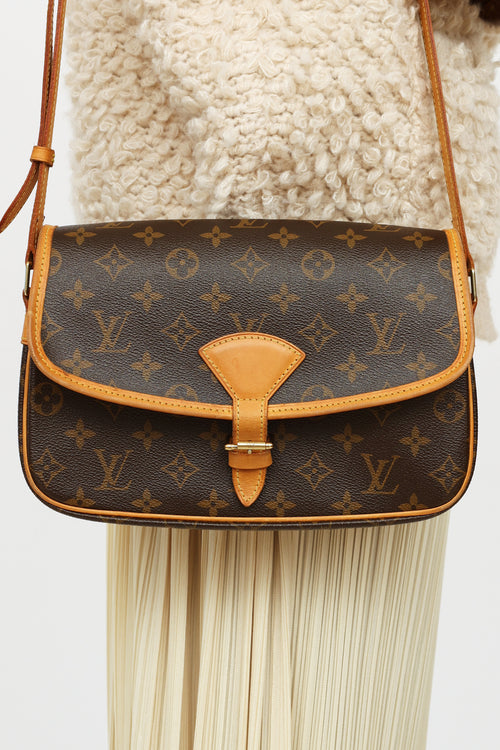 Louis Vuitton 2012 Brown Monogram Sologne Crossbody Bag