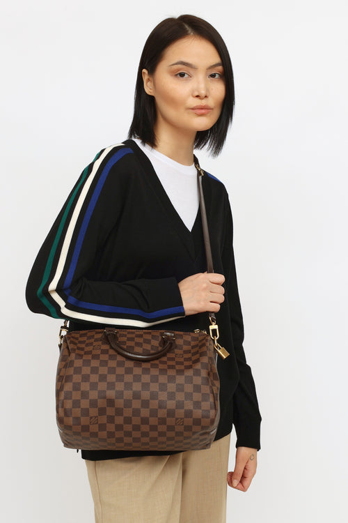 Louis Vuitton Brown Damier Ebene Speedy Bandoulière 30 Bag