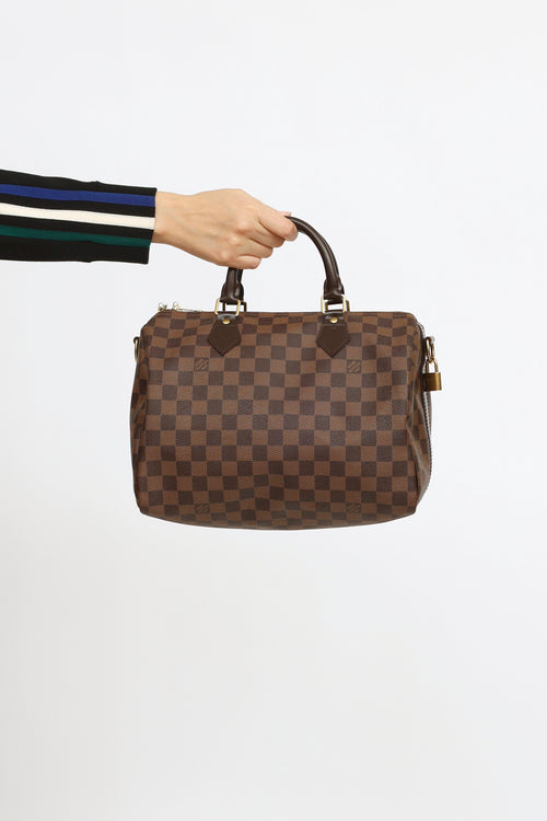 Louis Vuitton Brown Damier Ebene Speedy Bandoulière 30 Bag