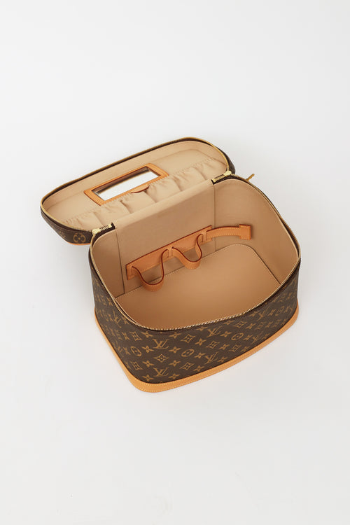 Louis Vuitton 1998 Brown Monogram Canvas Nice Vanity Bag