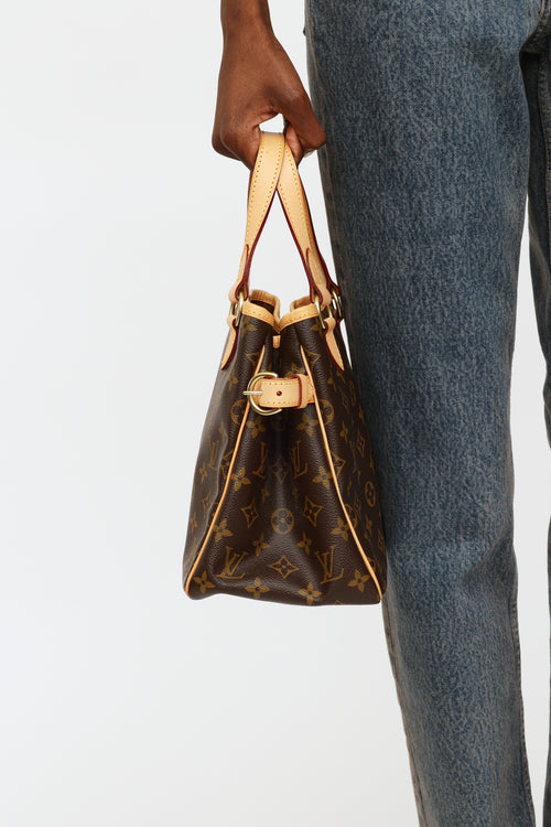 Louis Vuitton Brown Monogram Batignolles Vertical Bag