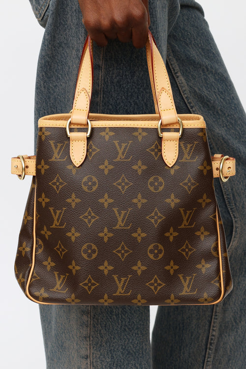 Louis Vuitton Brown Monogram Batignolles Vertical Bag