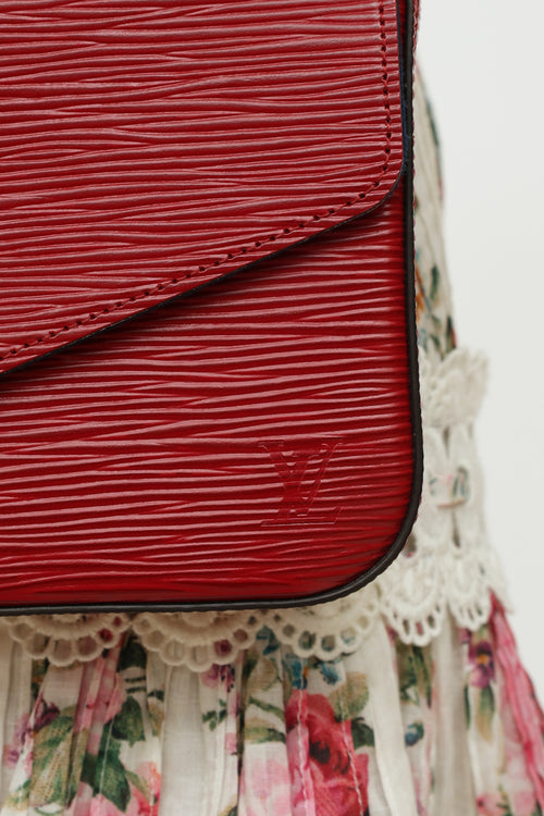 Louis Vuitton 2019 Epi Cherry Berry Félicie Pochette Bag