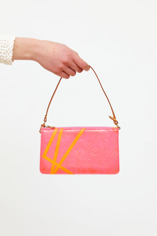 Louis Vuitton x Robert Wilson Fluo Rose Vernis Lexington Pochette