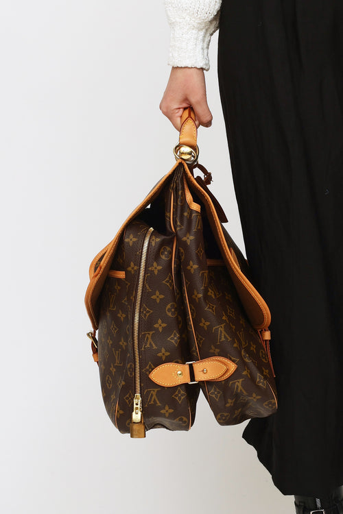 Louis Vuitton 1998 Monogram Hunting Travel Bag