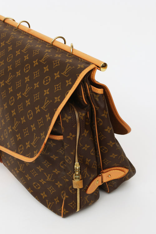 Louis Vuitton 1998 Monogram Hunting Travel Bag