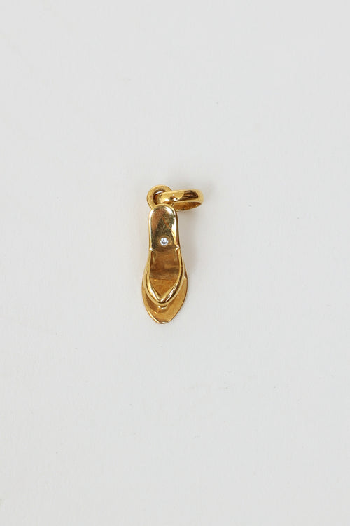 Links of London 18K Gold Diamond Heel Charm