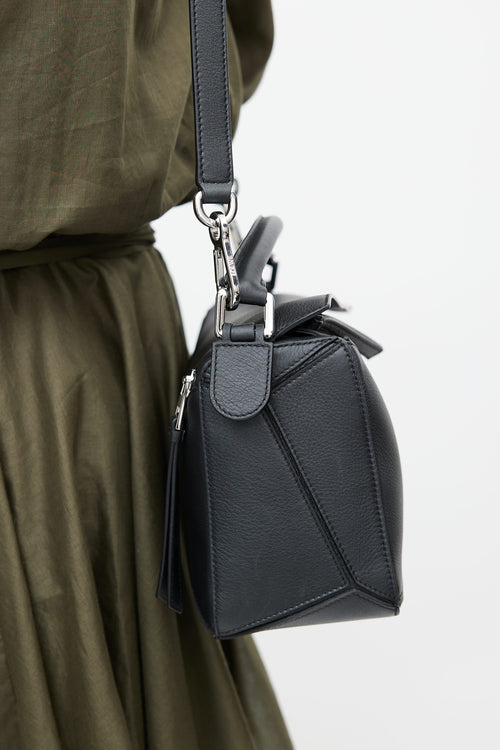 Loewe Black Small Puzzle Bag