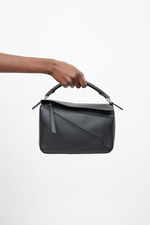 Loewe Black Small Puzzle Bag