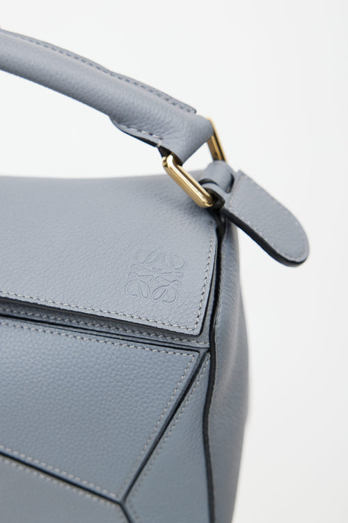 Loewe Grey Small Puzzle Bag