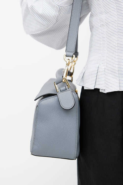 Loewe Grey Small Puzzle Bag