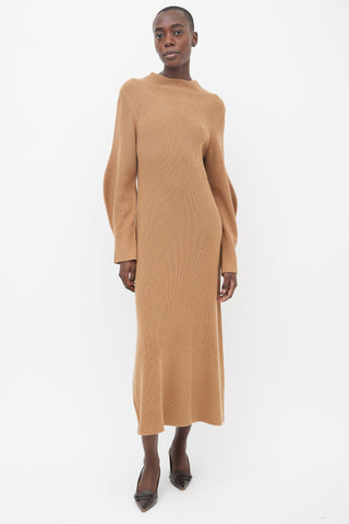 Lou Lou Studio Brown Tesoro Knit Dress