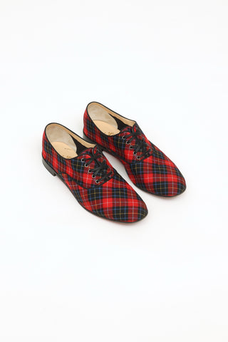 Red Fred Tartan Flats