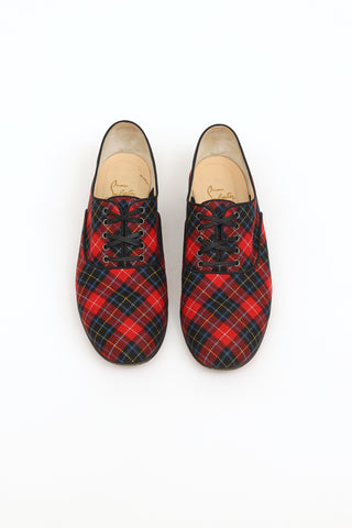 Red Fred Tartan Flats