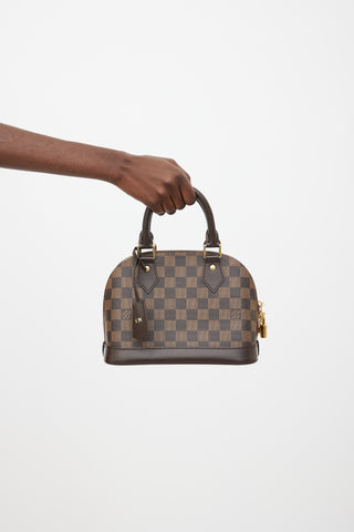 Louis Vuitton Brown Damier Ebene Alma BB Bag