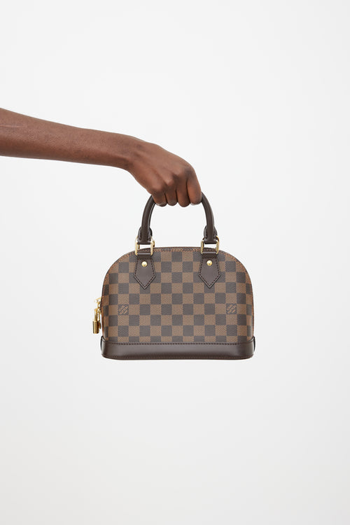 Louis Vuitton Brown Damier Ebene Alma BB Bag